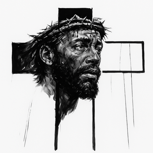 No Fear Jesus Black And White